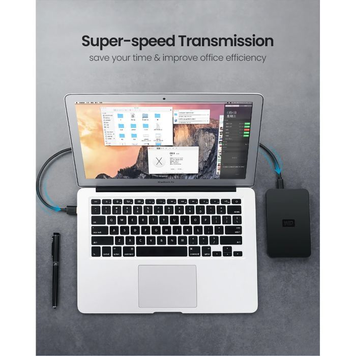 Дата кабель USB 2.0 AM to Mini 5P 0.5m black Ugreen (10354) изображение 7