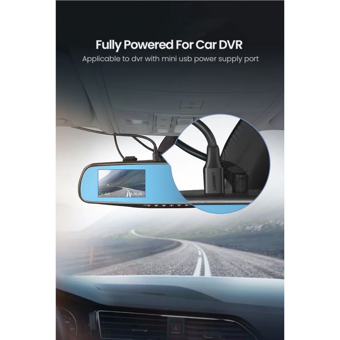 Дата кабель USB 2.0 AM to Mini 5P 0.5m black Ugreen (10354) изображение 9