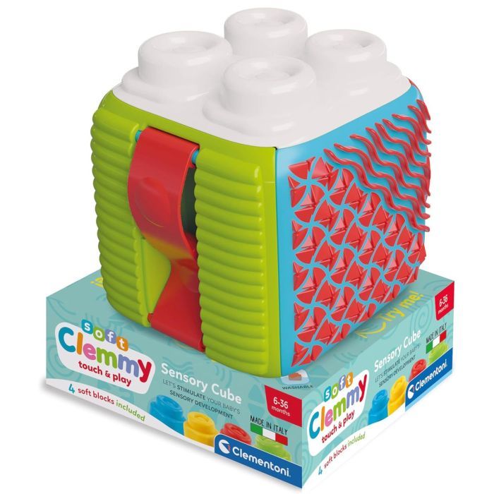 Развивающая игрушка Clementoni Sensory Cube, серия Soft Clemmy (17902) изображение 5