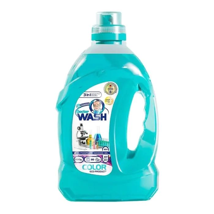 Гель для стирки Doctor Wash Для цветных вещей 2.1 кг (4260637720337)