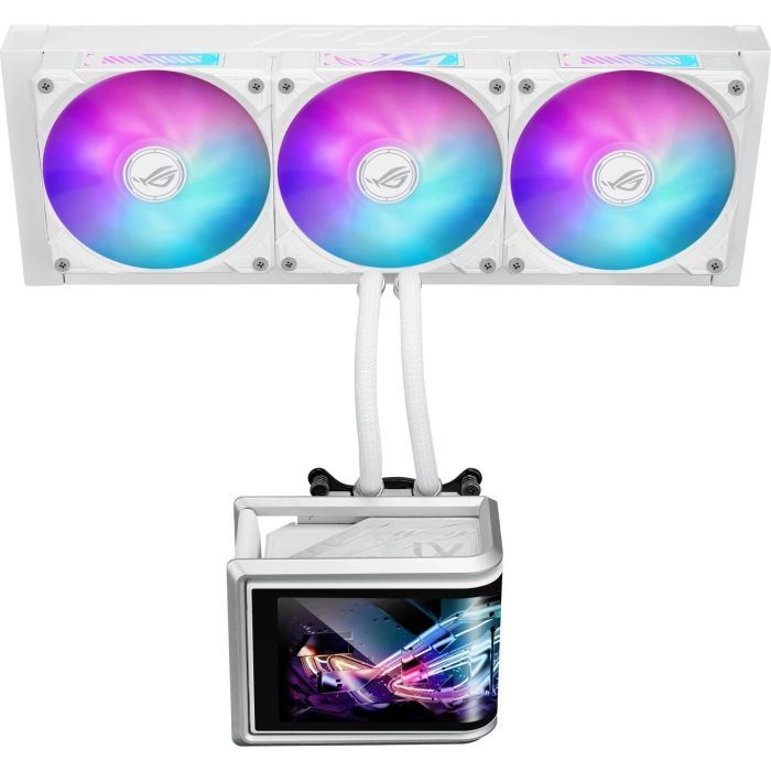 Система рідинного охолодження ASUS ROG Ryuo IV SLC 360 ARGB White (90RC0152-B0EAY0) зображення 4