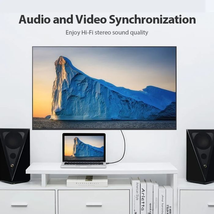 Кабель мультимедийный HDMI M to HDMI M 1.0m black Vention (AAIBF) изображение 6