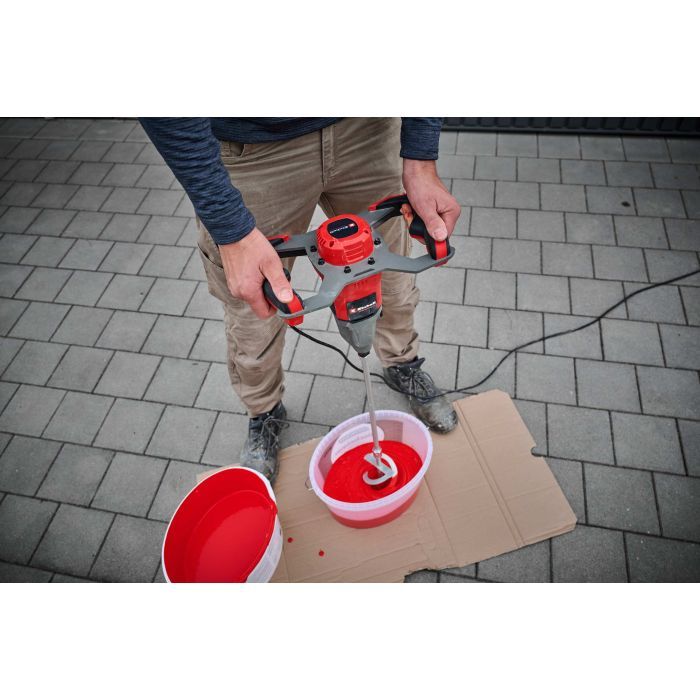 Миксер строительный Einhell Professional TP-MX 1700-2 CE 1700Вт, 2 скорости, 180-460/300-750об/мин (4258565) изображение 11