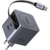 Зарядное устройство Ugreen USB-C PD45W GaN + cable USB-C to USB-C retractable (65822) изображение 2