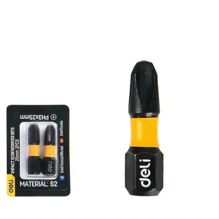 Набор бит Deli PH3 x 25 мм, 2шт (EDL251003Z)