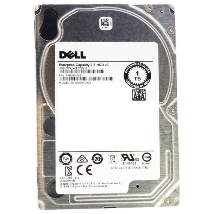Жорсткий диск 2.5" 1TB +перехідник на 3.5" Dell (ST1000NX0423)
