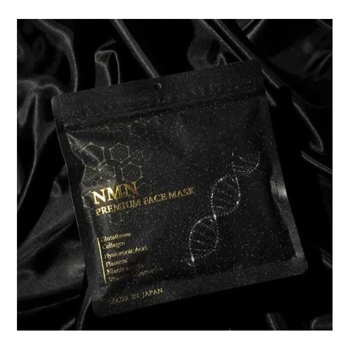 Маска для обличчя Kor Japan NMN Premium Face Mask Тканинна з NMN і глутатіоном 30 шт (4580698816580) зображення 2