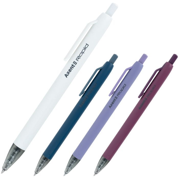 Ручка гелева Axent Rapid 0,5 мм, синій (AG1118-02-A)