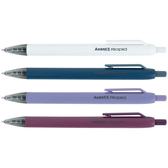 Ручка гелева Axent Rapid 0,5 мм, синій (AG1118-02-A) зображення 2