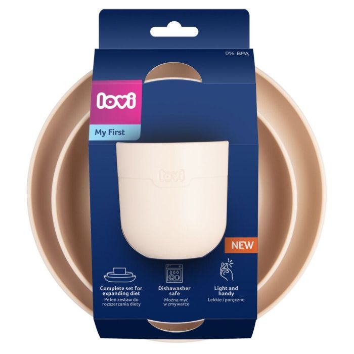 Набор детской посуды Lovi з кружкою Nude (21/533_bei) изображение 2