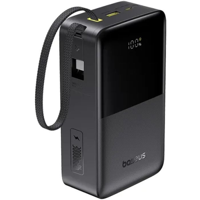 Батарея универсальная Baseus EnerFill FC51 Bipow2 Pro 30000mAh 22,5W build cab.USB-C black (E0028100)