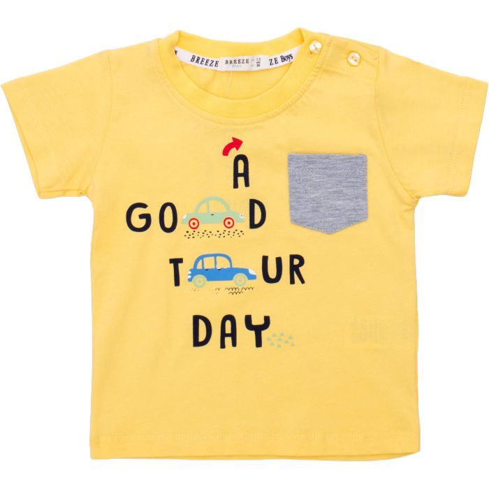 Набор детской одежды Breeze с машинками (21642-110B-yellow) изображение 2