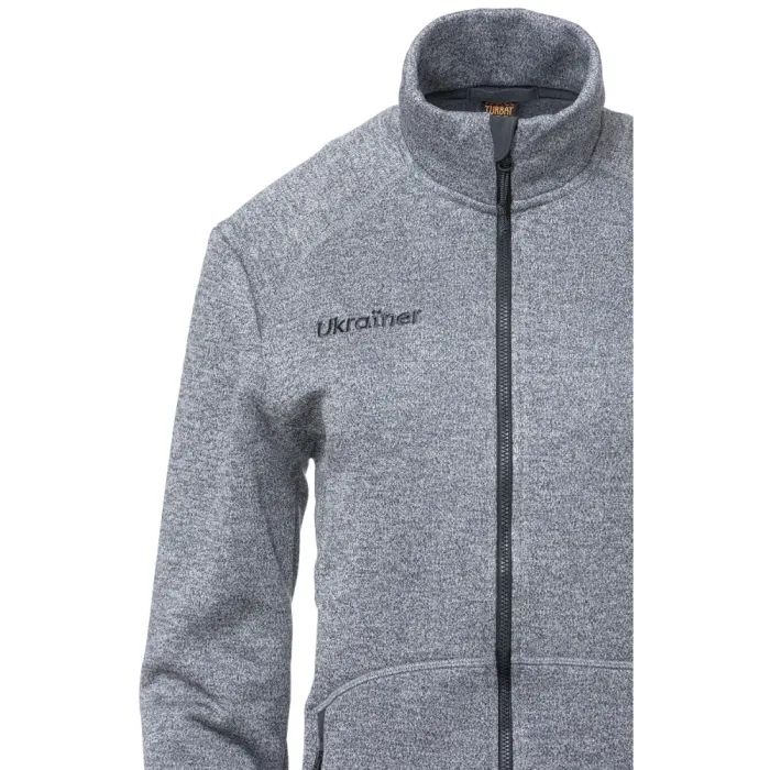 Кофта Turbat Porto 2 Ukrainer Wmn grey melange - S - сірий (012.004.3285) изображение 7