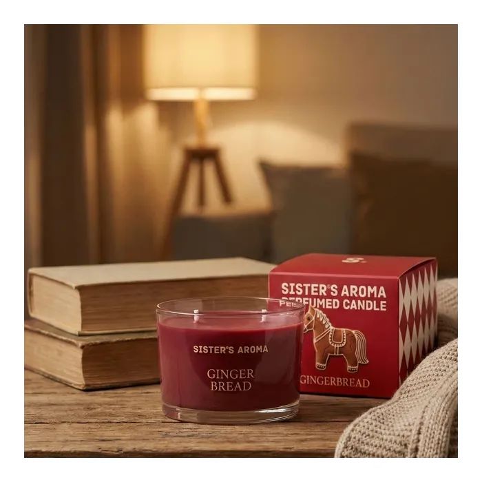 Ароматична свічка Sister's Aroma Gingerbread 150 г (4820227786299) зображення 5