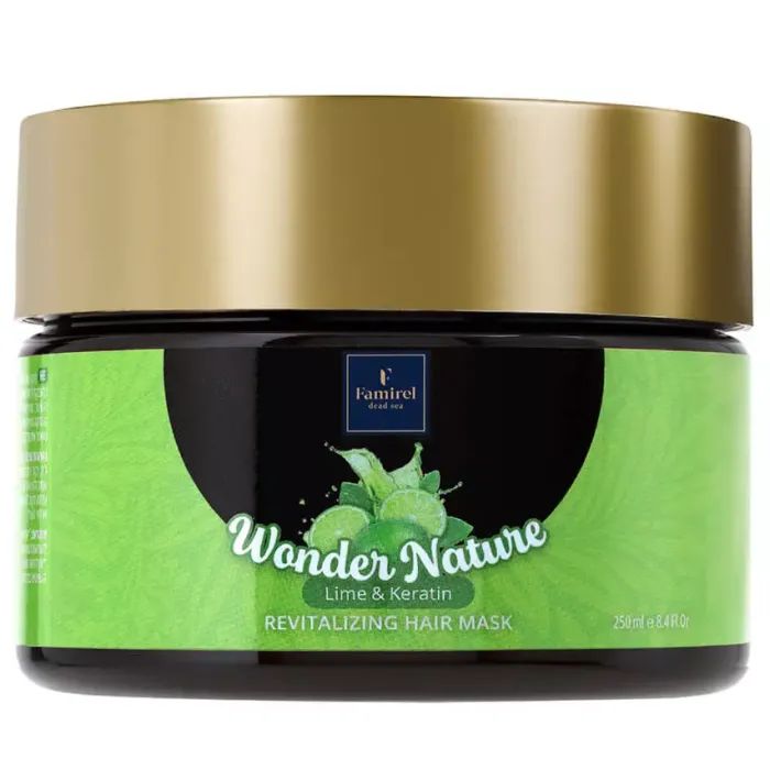Маска для волос Famirel Wonder Nature Лайм Кератин Восстановление 250 мл (7290114087322)
