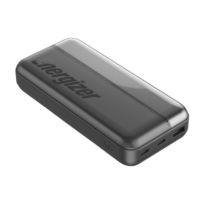 Батарея універсальна Energizer 20000mAh 15W, USB-А, 2*USB-C, Black (UE20050CC) зображення 2