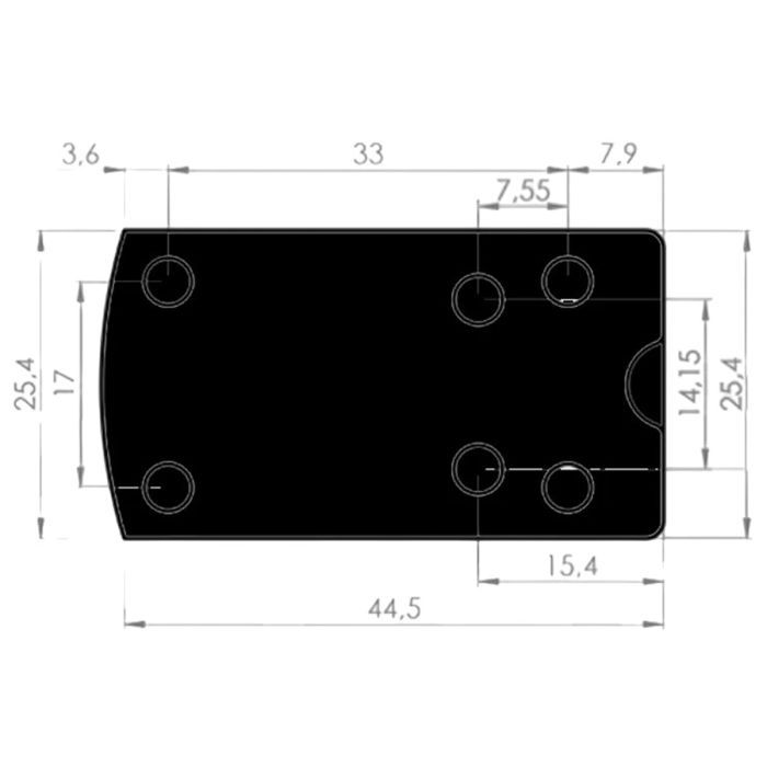 Коліматорний приціл Konus FISSION-MR Multi-reticle (7206) зображення 4