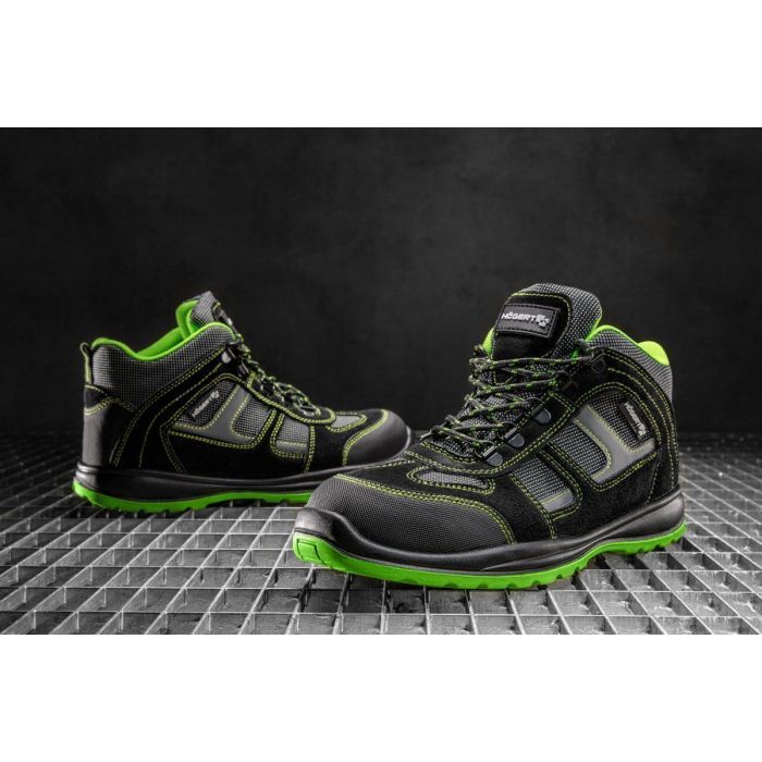 Ботинки рабочие Hoegert HOSEL HT5K564-45 SRA SB зеленые, 45 (HT5K564-45) изображение 6