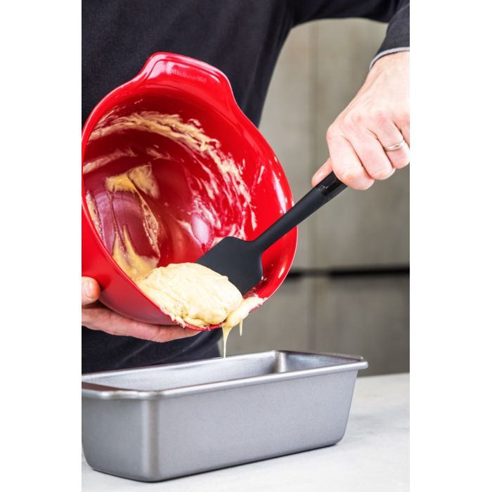 Лопатка кухонная KitchenAid Classic для тіста 30 см чорний (KCG031OHOBE) изображение 6
