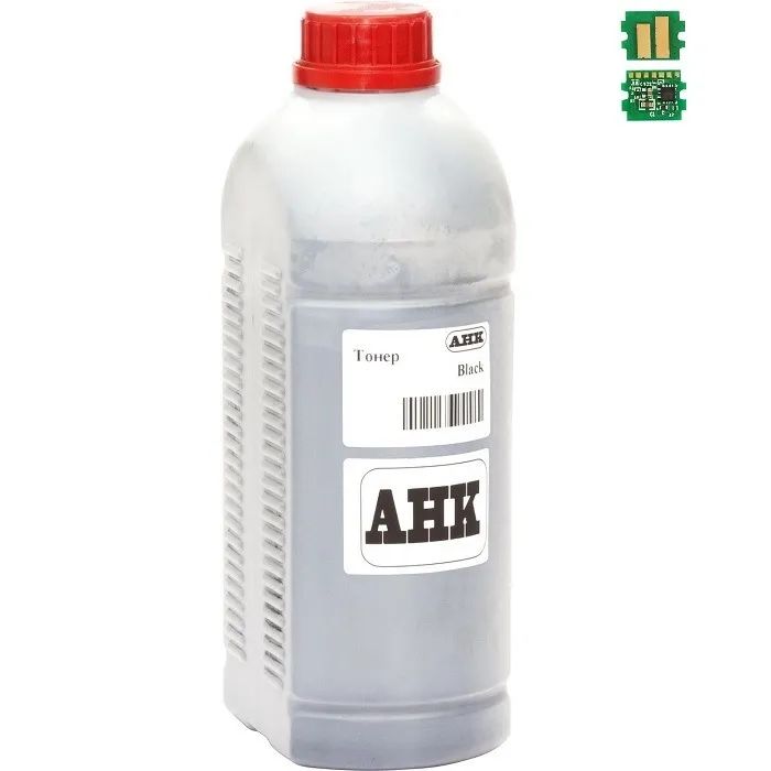 Тонер OKI ES4132/4192/ES5112, 45807115/16/17 350г 12K Black chip АНК (50000423)