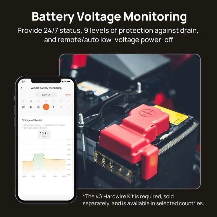 Відеореєстратор Xiaomi 70mai Dash Cam 4K T800-2 2562Gb Premium Set (1182547) зображення 11