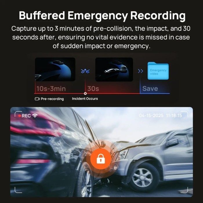 Відеореєстратор Xiaomi 70mai Dash Cam 4K T800-2 2562Gb Premium Set (1182547) зображення 12