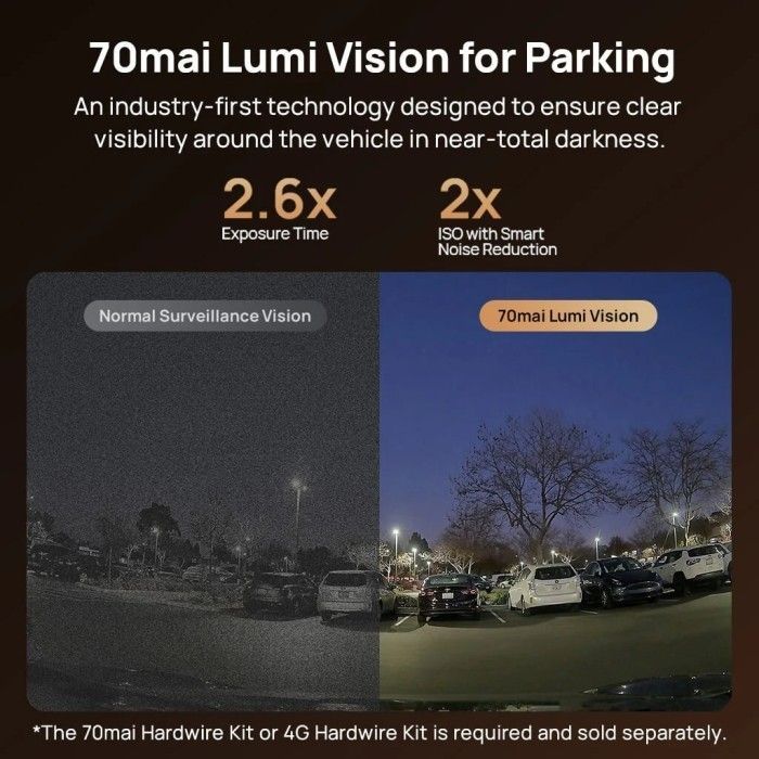 Відеореєстратор Xiaomi 70mai Dash Cam 4K T800-2 2562Gb Premium Set (1182547) зображення 13