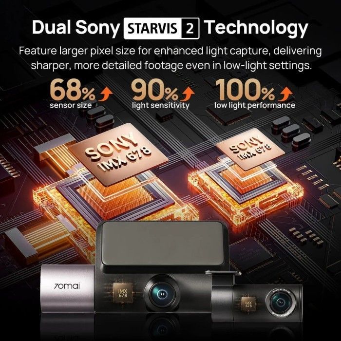 Відеореєстратор Xiaomi 70mai Dash Cam 4K T800-2 2562Gb Premium Set (1182547) зображення 5