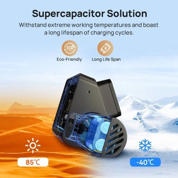 Відеореєстратор Xiaomi 70mai Dash Cam 4K T800-2 2562Gb Premium Set (1182547) зображення 7