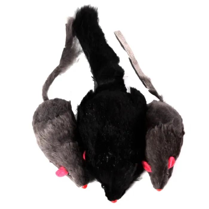 Игрушка для кошек "FOX" Мышь серая 7.5 см (5901436129196)