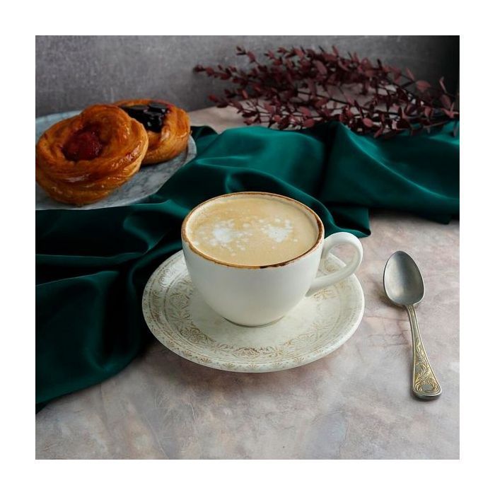 Блюдце By Bone серія "Antico" 12 см під чашку 75 мл (AN-ZT-01-KT) зображення 3