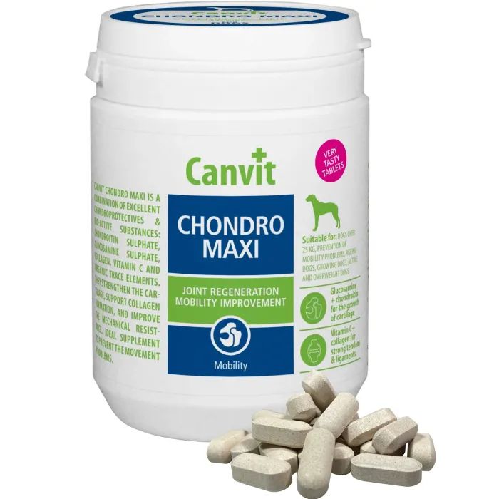Витамины для собак Canvit Chondro Maxi 1 кг (8595602507320)