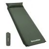 Туристический коврик Naturehike CNK2450WS020, самонадувний, 200х63х10 см, темно-зелений (6927595712733)