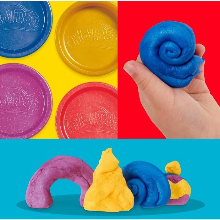 Пластилін Hasbro Play-Doh з ефектами, 4 баночки (G1727) зображення 6