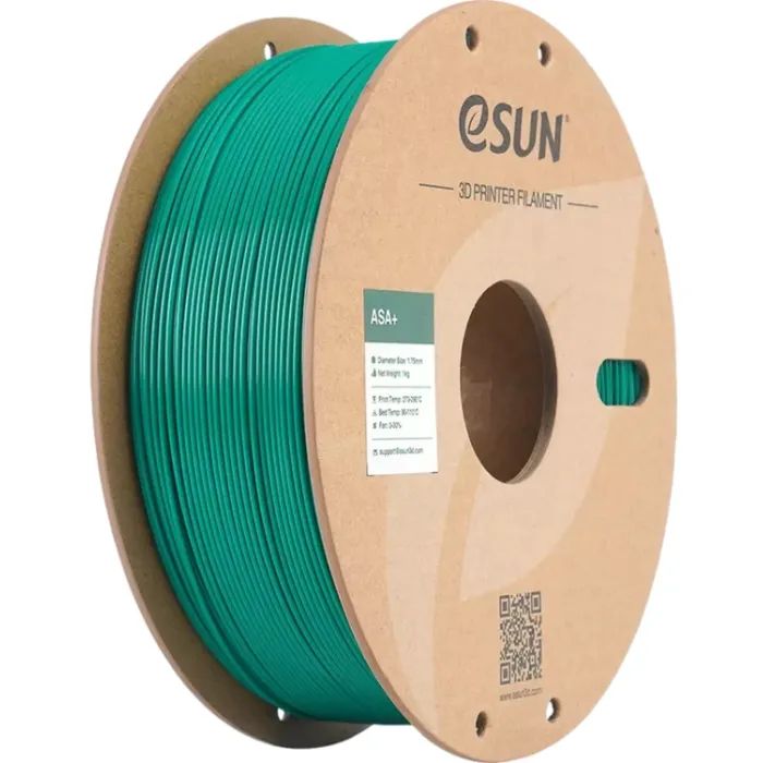 Пластик для 3D-принтера eSUN ASA+ 1,75mm 1kg GREEN (ASA+P175G1)