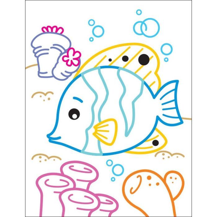 Книга Кольорові зафарбовки. Восьминіжок - Н. Коваль Активний розвиток талантів (9789667506452) изображение 2