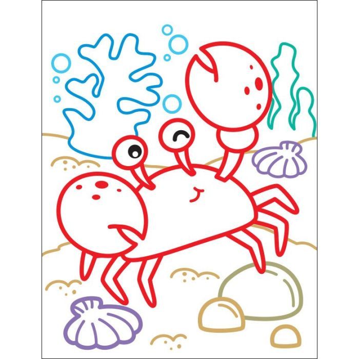 Книга Кольорові зафарбовки. Восьминіжок - Н. Коваль Активний розвиток талантів (9789667506452) изображение 3