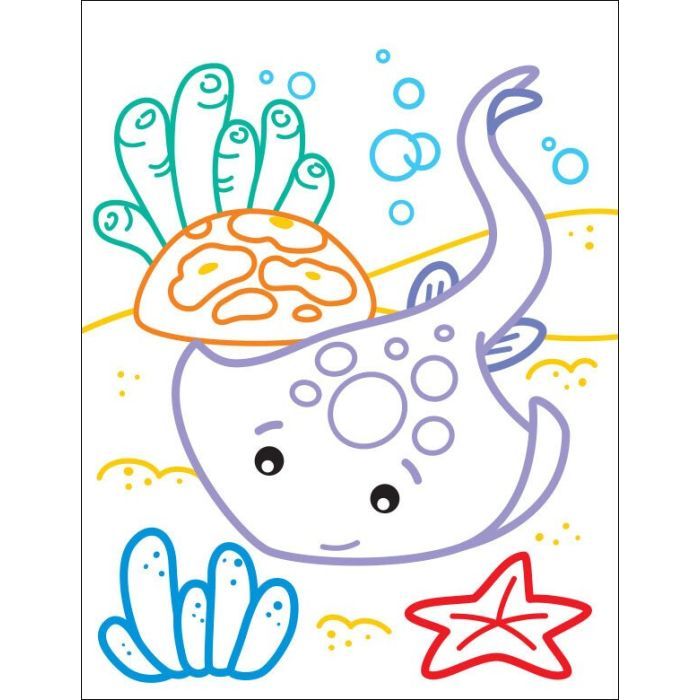 Книга Кольорові зафарбовки. Восьминіжок - Н. Коваль Активний розвиток талантів (9789667506452) изображение 4