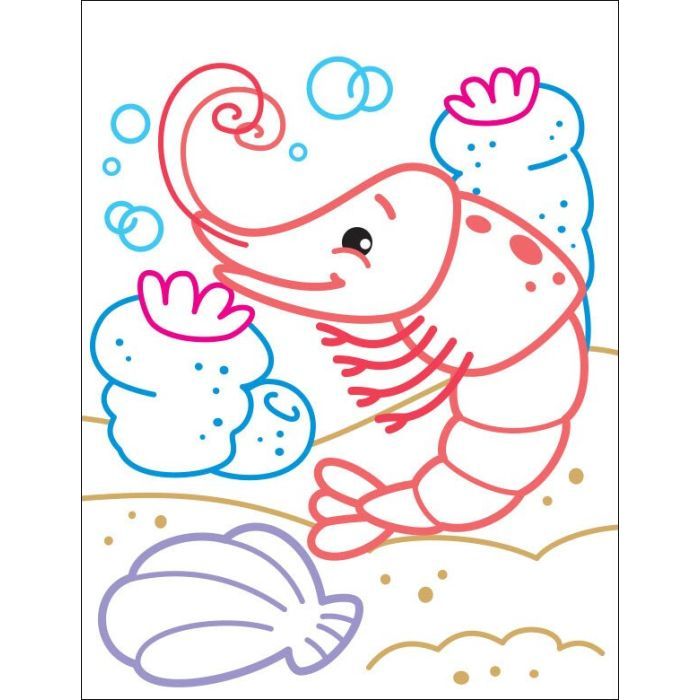 Книга Кольорові зафарбовки. Восьминіжок - Н. Коваль Активний розвиток талантів (9789667506452) изображение 5