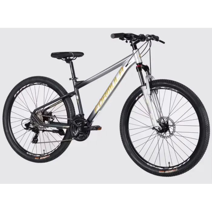 Велосипед Formula 27.5" F-1 DD рама-16" AL 2026 сріблясто-чорний (OPS-FR-27.5-310) зображення 2