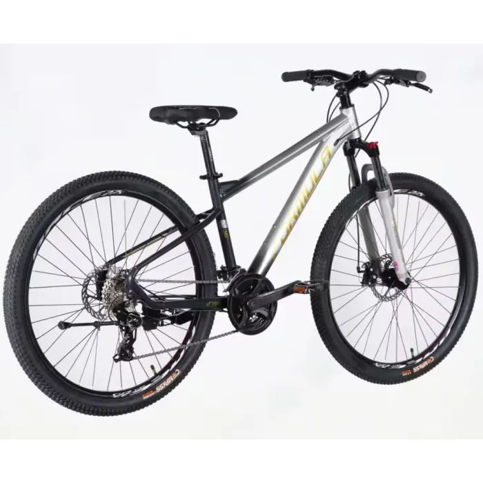 Велосипед Formula 27.5" F-1 DD рама-16" AL 2026 сріблясто-чорний (OPS-FR-27.5-310) зображення 3