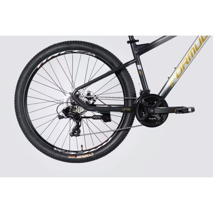 Велосипед Formula 27.5" F-1 DD рама-16" AL 2026 сріблясто-чорний (OPS-FR-27.5-310) зображення 5