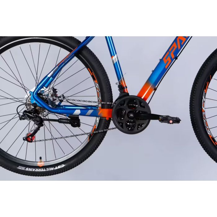 Велосипед Space 27.5" MERCURY DD FR рама-17" AL 2026 синьо-помаранчевий (OPS-SP-27.5-073) зображення 5