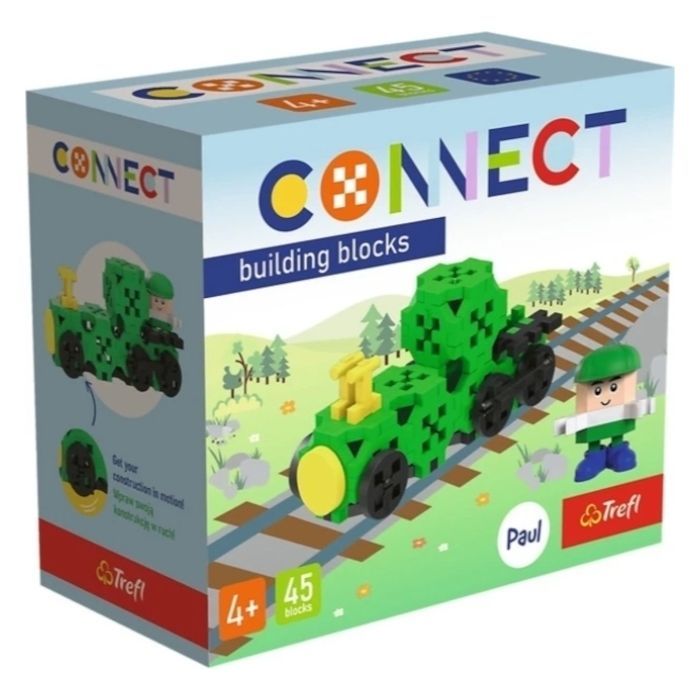 Конструктор Trefl Connect Локомотив 45 деталей (5900511620443)
