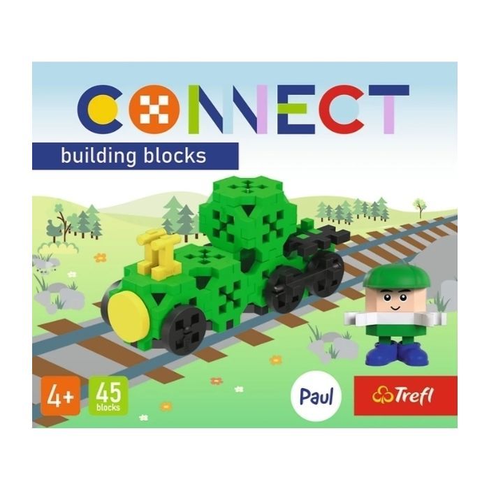 Конструктор Trefl Connect Локомотив 45 деталей (5900511620443) изображение 4