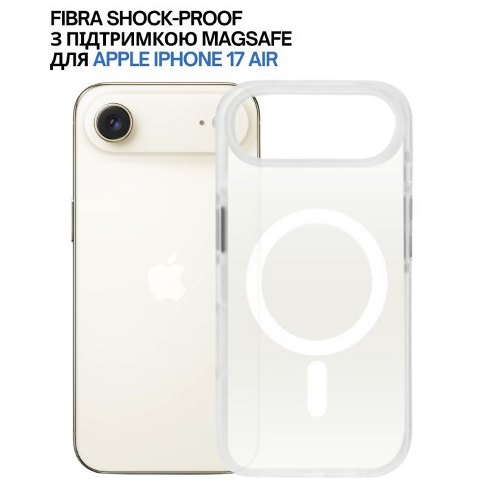 Чехол для мобильного телефона BeCover FIBRA Shock-Proof MagSafe Apple iPhone 17 Air Blue (715451) изображение 4