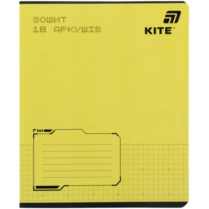 Зошит Kite One color, 18 аркушів, клітинка (K26-236-1) зображення 11