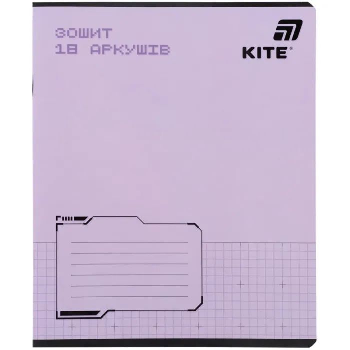Зошит Kite One color, 18 аркушів, клітинка (K26-236-1) зображення 3