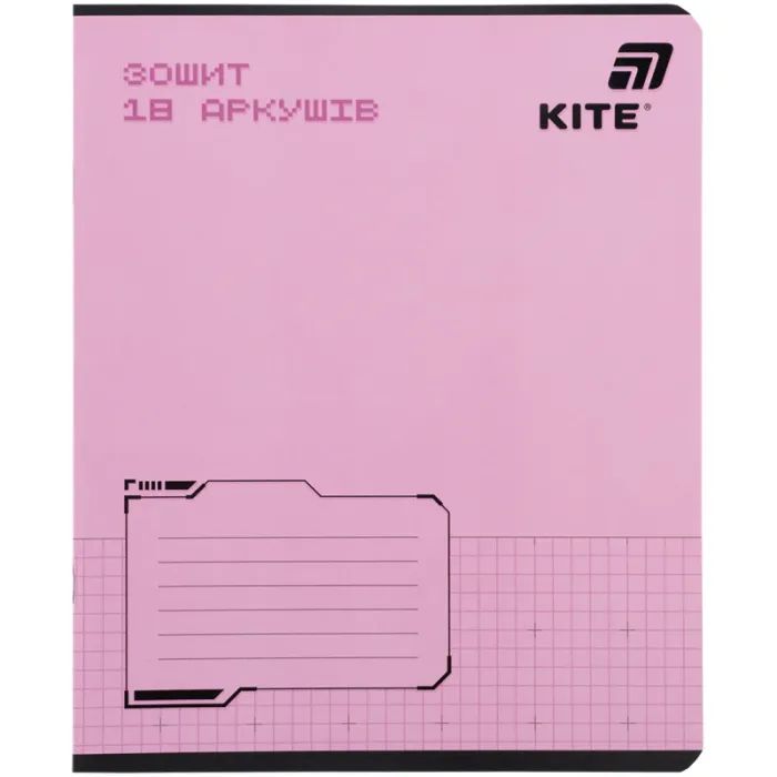 Зошит Kite One color, 18 аркушів, клітинка (K26-236-1) зображення 7