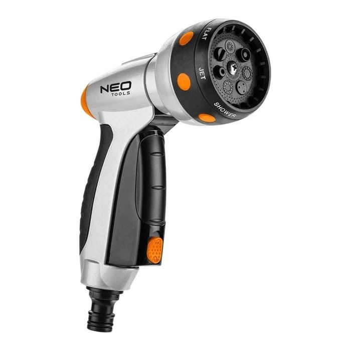 Пистолет для полива Neo Tools CLICK, пистолетный, 7 функций, 0.306кг (15-706) изображение 2